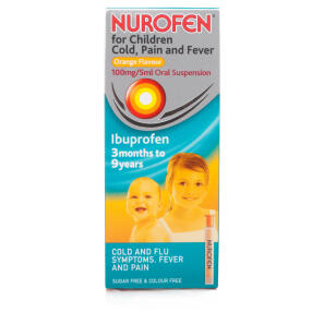  Nurofen For Children Cold Pain and Fever Relief Orange 