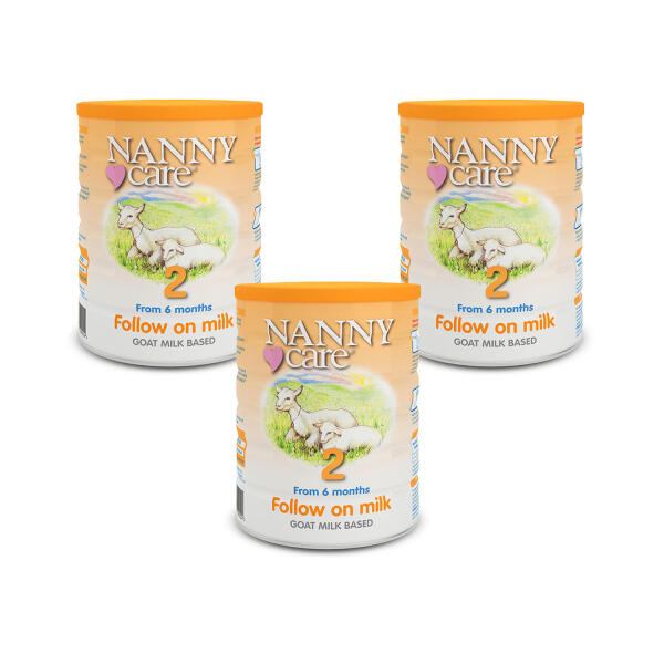 Nannycare 2 Goat Milk Based Follow On Milk 6 Months+ Triple Pack