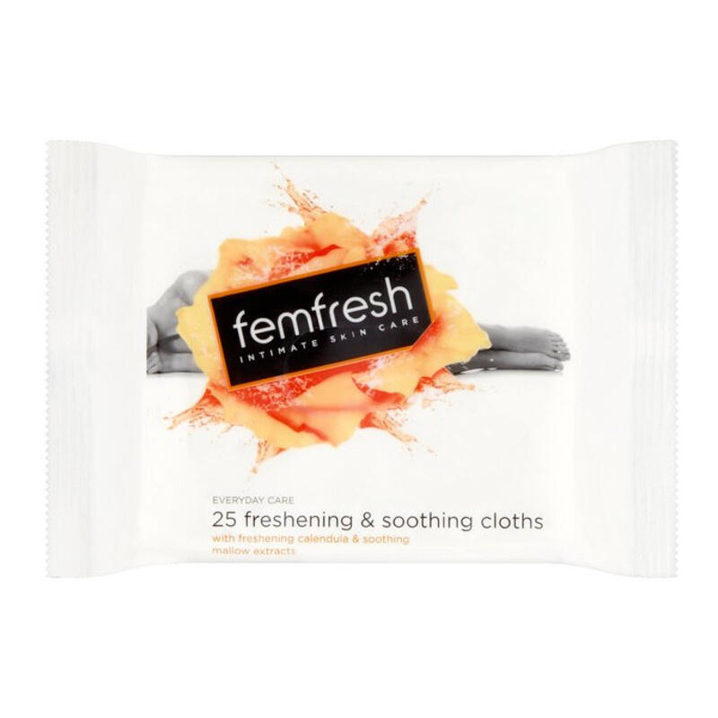 Femfresh Freshening & Soothing Cloths 25 Pack 