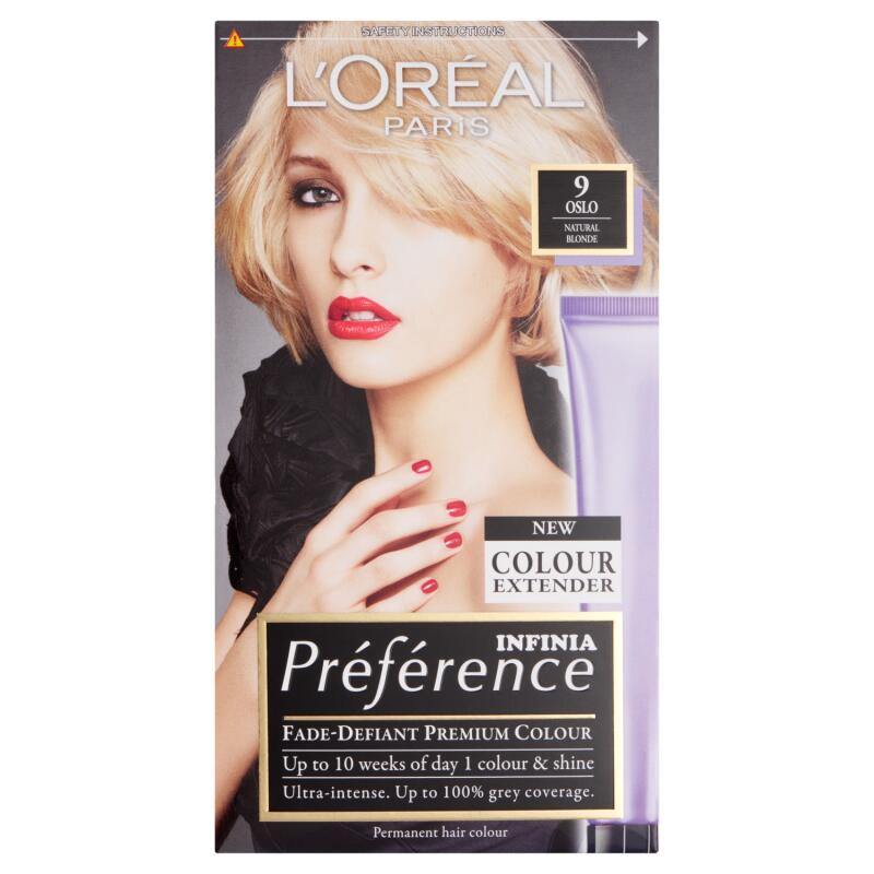 LOreal Paris Preference Hair Colour 9 Oslo Natural Blonde