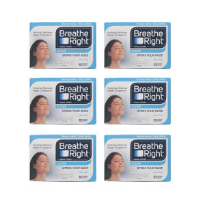  Breathe Right Nasal Strips Clear Small/Medium - 60 Strips 