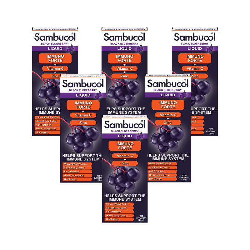 Sambucol Immuno Forte 120ml- 6Pack