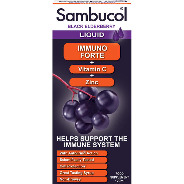Sambucol Immuno Forte Liquid 12 Pack