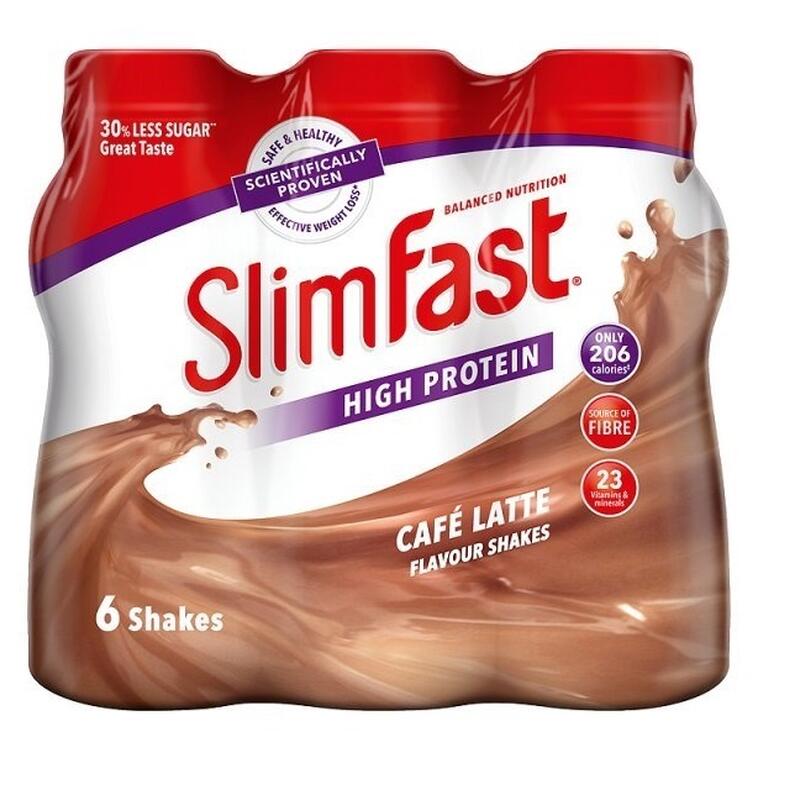 Slimfast Milkshake Multipack Bottle Latte 6