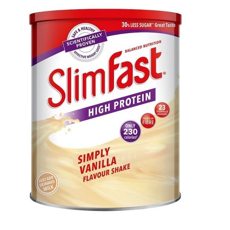 Slimfast Powder Tin Vanilla 12 Servings