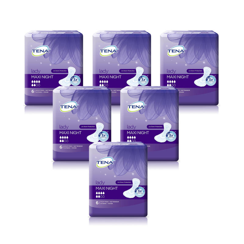 Tena Lady Maxi Nights - 36 Pads 