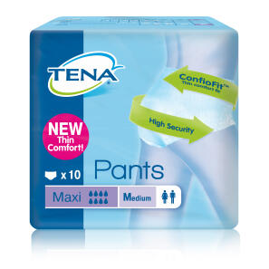 Tena Pants Maxi Medium 10 Pants | Bladder Weakness | Chemist Direct