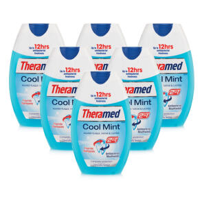  Theramed 2 In 1 Cool Mint - 6 Pack 