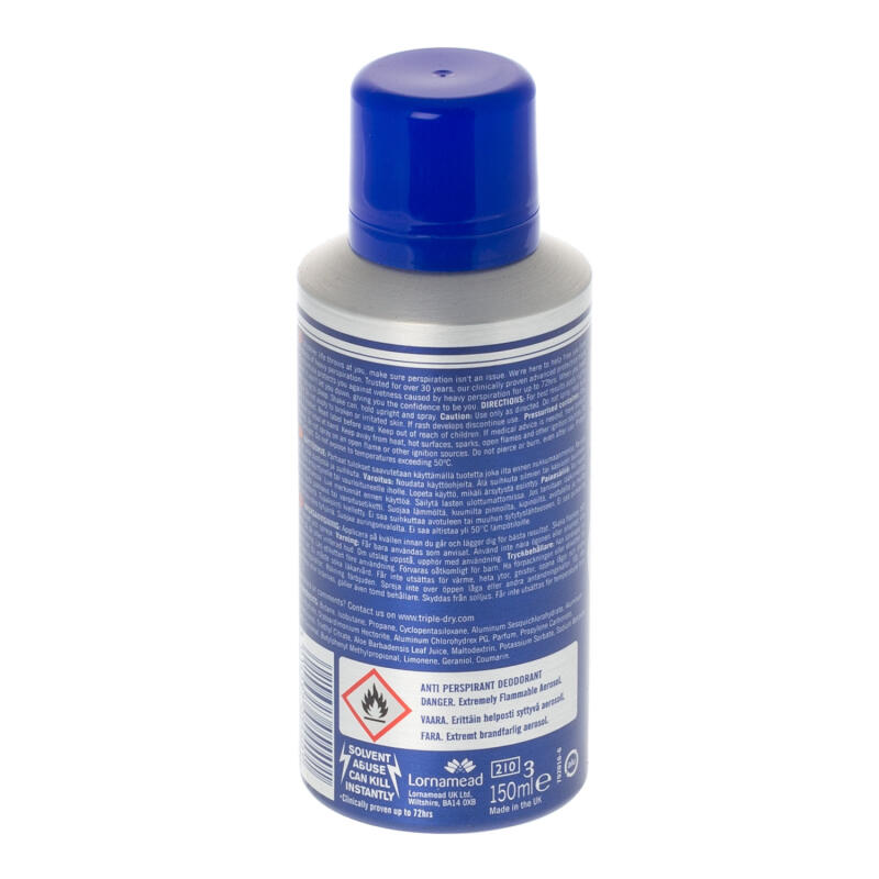 Triple Dry Active Mens Anti-Perspirant Spray