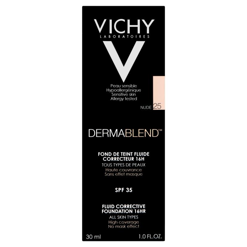  Vichy Dermablend Corrective Foundation Shade 25 Nude with SPF35 