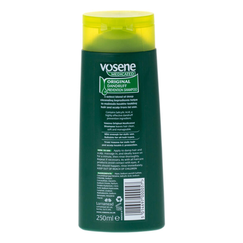 Vosene Original Medicated Shampoo Triple Pack